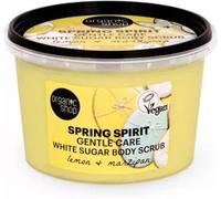 Organic Shop 250ml Body Scrub Spring Spirit Gentle Care Lemon & Marzipan