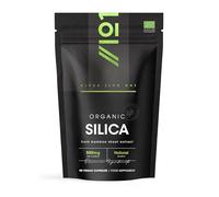 Organic Silicia 500mg - from Bamboo Shoot Extract - 90 Vegan Capsules (3 Months Supply) - Resealable and Recyclable Pouch - By Alpha01