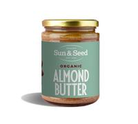 Organic Smooth Almond Butter by Sun & Seed - 500g - Smooth Nut Butter - Plant Based - High in Protein - 100% Organic Almonds - Palm Oil Free - Vegan Butter