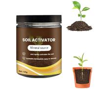 Organic Soil Activator and Plant Fertilizer for Garden Beds Lawns and Houseplants Soil Activated Treasure for Root Growth and Compaction Prevention Potting Mix Revitalizer 120g