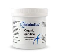 Organic Spirulina 460 mg - 180 Vegan Capsules | Nutrient-Rich Blue-Green Algae | Supports Energy, Immune & Cardiovascular Health | High-Potency Superfood | UK Made