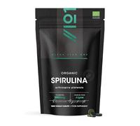 Organic Spirulina & Chlorella 2000mg - 1000 Tablets - Broken Cell Wall Chlorella - Pure Formula Supplement with No Additives - By Alpha01