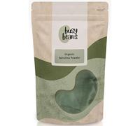 Organic Spirulina Powder (250g) | Natural Blue Green Algae Superfood | Fine Green Powder | Premium Quality | by Busy Beans