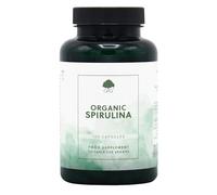Organic Spirulina Powder Capsules 500mg - Organically Grown in The Mongolian Plateau - 120 Vegan Capsules - Non-GMO, Made in The UK by G&G Vitamins