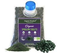 Organic Spirulina Tablets | 3 Months Supply | 600 x 500mg | Glowing Hair, Skin & Nails | High Iron by Organic Wonders