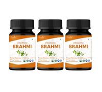 ORGANIC SPREE BRAHMI 120 Tablets | Bacopa Monnieri (Brahmi) | USDA Organic Certified | Organic and Natural - Pack of 3