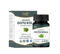 ORGANIC SPREE Gotu Kola 120 Tablets | Centella Asiatica (Mandukaparni) | USDA Organic Certified | Dietary Supplement - 120 Tablets* (1)