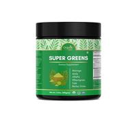 Organic Spree Super Greens Powder - 150 gm (5.3oz) | USDA Organic Certified | Superfood Mix with Moringa, Wheatgrass, Tulsi, Amla, Alfalfa & Barley Grass (1)