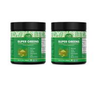 Organic Spree Super Greens Powder - 150 gm (5.3oz) | USDA Organic Certified | Superfood Mix with Moringa, Wheatgrass, Tulsi, Amla, Alfalfa & Barley Grass (2)