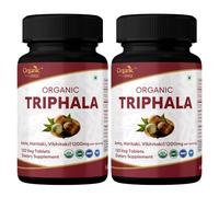 Organic Spree Triphala 120 Tablets - Amla, Haritaki & Bibhitaki - 60 Days Supply - Supports Digestion, Occasional Bloating & Colon Cleanse* | USDA Organic, GMP, HACCP Certified - Pack of 2