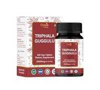ORGANIC SPREE Triphala Guggulu 120 Tablets - Ayurvedic Formulation - Certified and Vegetarian