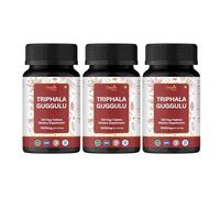 ORGANIC SPREE Triphala Guggulu 120 Tablets - Ayurvedic Formulation - Certified and Vegetarian - Pack of 3