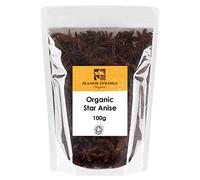 Organic Star Anise Whole 100g by Manor Springs Organic