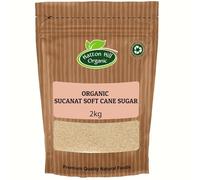 Organic Sucanat Soft Whole Cane Sugar 2kg by Hatton Hill Organic