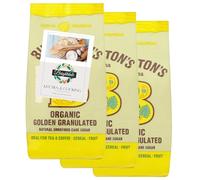 Organic Sugar Bundle for Billington's Organic Granulated Sugar 500g 3 Pack + Brightdale Kitchen Booklet