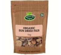 Organic Sun Dried Figs 1kg by Hatton Hill Organic | Perfectly Dried for a Naturally Sweet Boost, Deliciously Chewy Snack, Packed with Fiber