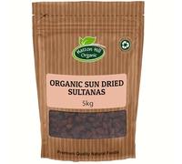Organic Sun Dried Sultanas 5kg by Hatton Hill Organic | Naturally Sweet & Juicy, No Added Sugar