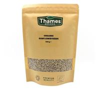 Organic Sunflower Seeds - Raw, Vegan, GMO-Free - No Additives or Preservatives - High in Vitamin E and Fiber, Source of Protein, Certified Organic - Thames Organic 500g