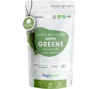 Organic Super Greens Powder - Blend of 9 Natural Greens and Superfood Powder