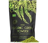 Organic Super Greens Powder - No Additives - 12 Supergreens - 40 Servings