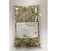 Organic Swaad Organic Rice and Split Mung Dal with Skin Khichdi/Khitchari Mix, GMO Free, Pesticides Free, 500g