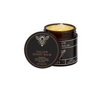 Organic Tallow and Honey Body Balm, a natural skincare moisturizer infused with essential oils, deeply hydrates, soothes dry skin, strengthens the skin barrier, and leaves skin soft and smooth. Suitab