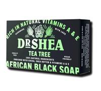 Organic Tea Tree African Black Soap 100g - Dr Shea - Hair Body Face & Hand Wash essential.