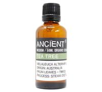 Organic Tea Tree Essential Oil 50Ml - Antiseptic & Fungal Relief