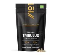 Organic Tribulus 1500mg - 60 Vegan Capsules - High Strength Tribulus Terrestris - Resealable and Recyclable Pouch by Alpha01