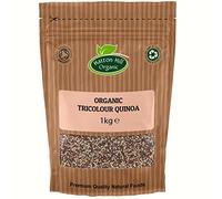 Organic Tricolour Quinoa 1kg (Black, Red and White) by Hatton Hill- Free UK Delivery