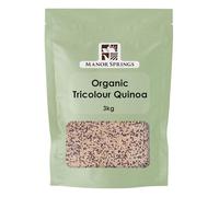 Organic Tricolour Quinoa 3kg by Manor Springs Organic