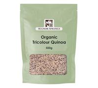 Organic Tricolour Quinoa 500g by Manor Springs Organic