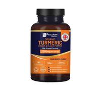 Organic Turmeric 2280mg (High Strength) with Black Pepper & Ginger - 180 Vegan C