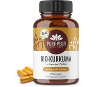Organic Turmeric Capsules high dosed (150 Caps) - 650mg Turmeric with Pepper - Without Magnesium Stearate - Curcumin, Piperine - Bottled and Organic Controlled in Germany