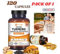 Advanced Turmeric Capsules High Strength with Black Pepper 1420mg 120 Capsules