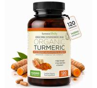 Organic Turmeric Curcumin Capsules with Black Pepper & Ginger