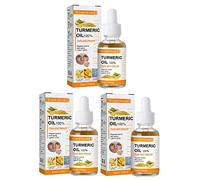 Organic Turmeric Face Oil, 10ml Turmeric Essential Oil, Turmeric Dark Spot Corrector Serums, 100 Natural Pure, Turmeric Oil for Moisturizing, Tightening, Brightening, and Reducing Fine Lines (3PCS)