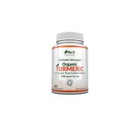 Organic Turmeric Ginger Black Pepper 2280mg per Serving 240 Capsules High Strength Tumeric Curcumin Soil Association Certified 4 Months Supply Nu u