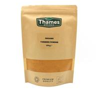 Organic Turmeric Powder - 100% Pure & Natural, No Additives, No Preservatives, Raw, Vegan, GMO-Free, Certified Organic - Versatile Spice for Cooking, Baking - Thames Organic 250g