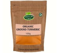 Organic Turmeric Powder 100g by Hatton Hill Organic | Rich, Earthy Flavour & Vibrant Colour | Perfect for Curries & Cooking