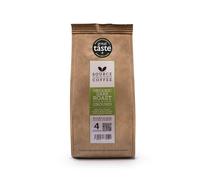 Organic Uganda Ground Coffee - Award Winning Dark Roast by Source Climate Change Coffee - Single Origin 100% Arabica - Smooth Toasty Aroma with Dark Chocolate Finish, Freshly Roasted 227g bag