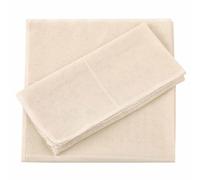 Organic Unbleached Cotton Cheesecloth for Straining - 2 Reusable Hemmed Squares, GOTS Certified, Fine Reusable Strainer - Large 23" x 23"