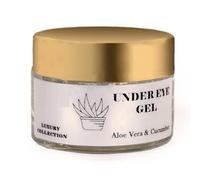Organic Under Eye Gel - 50g | With Aloe Vera & Cucumber Extracts | Reduces Dark Circles, Puffiness & Fine Lines | Cooling & Hydrating Eye Gel for All Skin Types