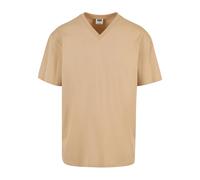 Organic v-neck oversized T-shirt Urban Classics Beige S
