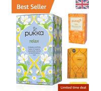 Organic Vata Tea - 20 Sachets of Caffeine-Free Relaxation - Chamomile & Ginger