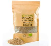 Organic Vegan Chia Seed BCAA Protein 30g per 100g Amino Acids Linden Pure Bulk Powder (500g)