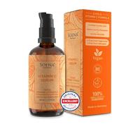 Organic Vitamin C Serum • With 3 Vitamin C Shapes • High Dose + 4 Supporting Active Ingredients: Hyaluron, Betaine, Allantoin Panthenol • Promotes Collagen Formation & Reduces Pigment Spots • Made in