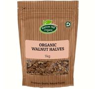 Organic Walnut Halves 1kg by Hatton Hill Organic | Premium Quality | Perfect for Snacking & Baking