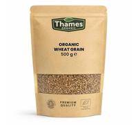 Organic Wheat Grain-Certified Organic, Non-GMO, Vegan, No Additives, No Preservatives, Resealable Bag by Thames Organic 500g