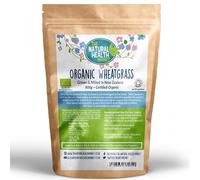 Organic Wheatgrass Powder 800g | Bulk Superfood Supplement | High Fibre, Vitamin C & Chlorophyll | Sustainable New Zealand Sourcing | The Natural Health Market | UK Family Business